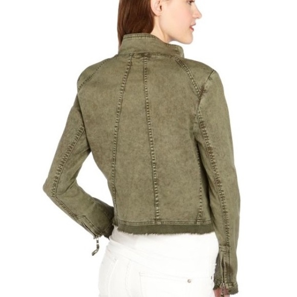 Free People Collapsing Jacket Green Medium worn once - Picture 3 of 13
